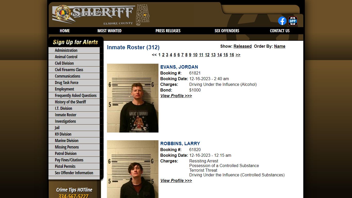 Inmate Roster - Current Inmates Booking Date Descending - Elmore County ...